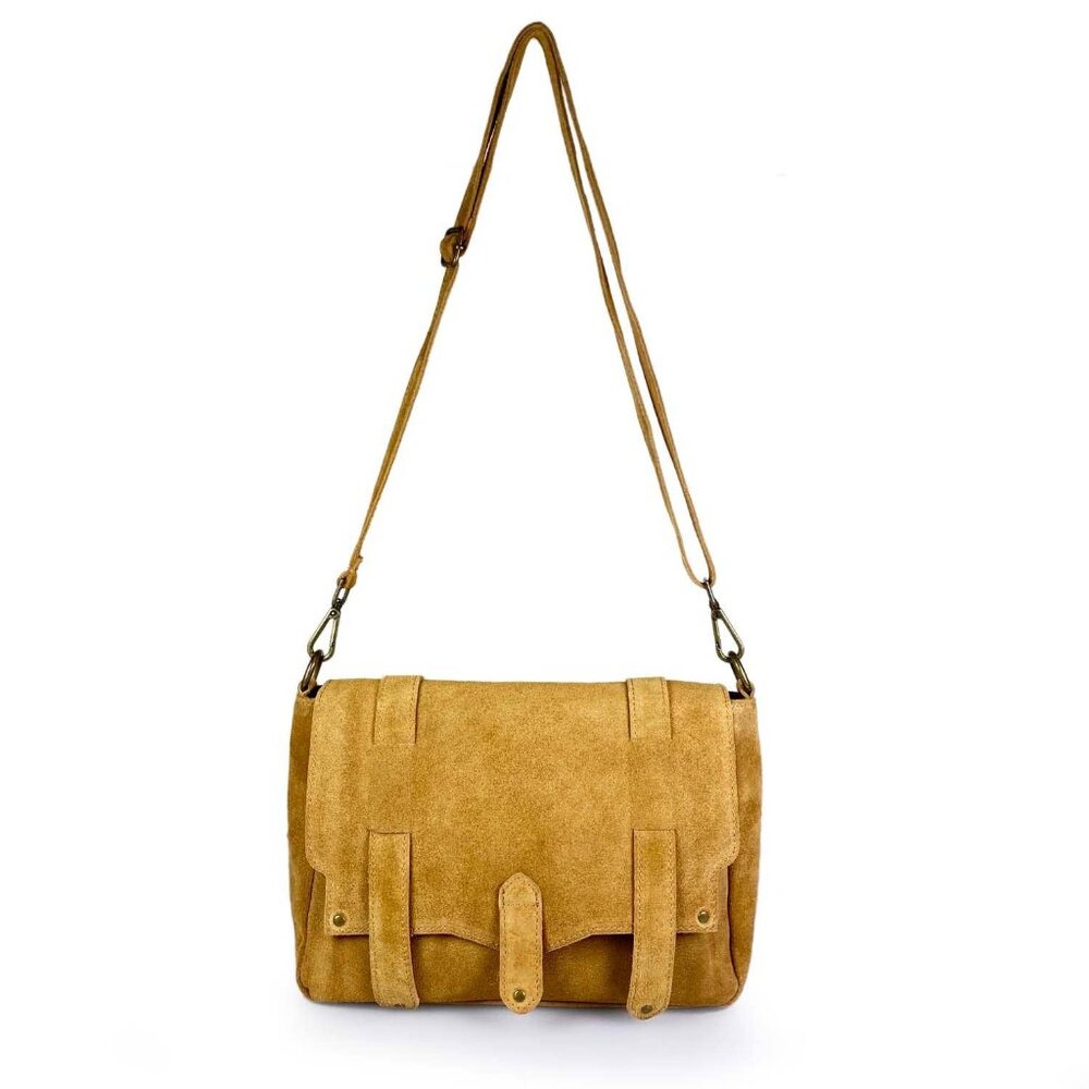 Suede Leather Handbag